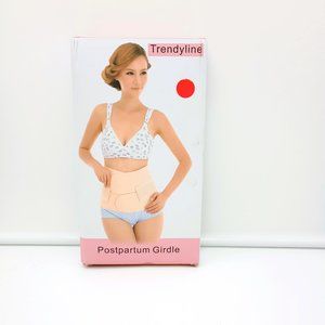 Beige Postpartum Belly Wrap Girdle. Women's